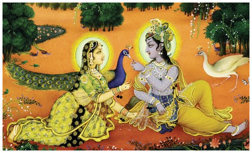 Krsna and Radharani