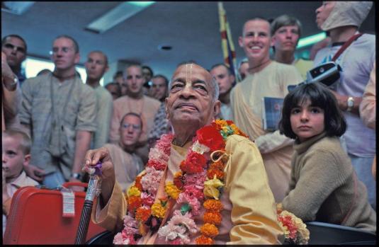 Srila Prabhupada with devotees
