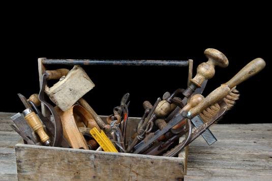 wooden toolbox