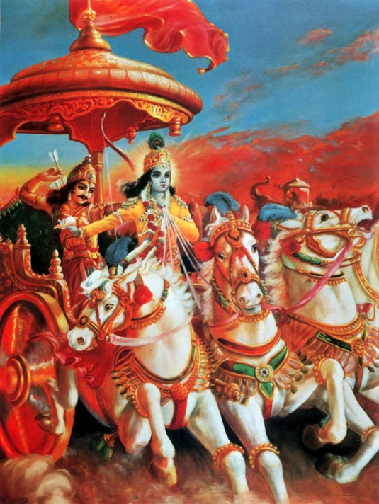 Krishna and Arjuna